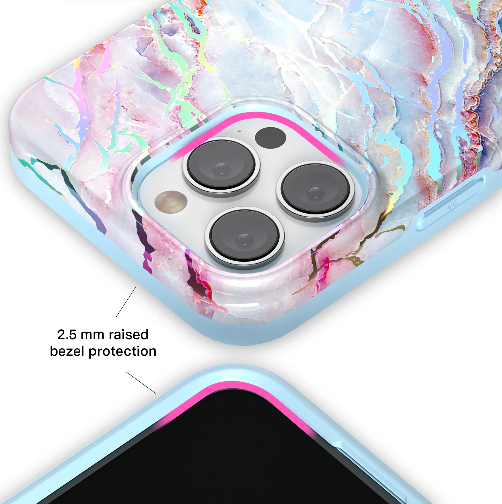 Holo Moonstone Marble iPhone Case - Image 139