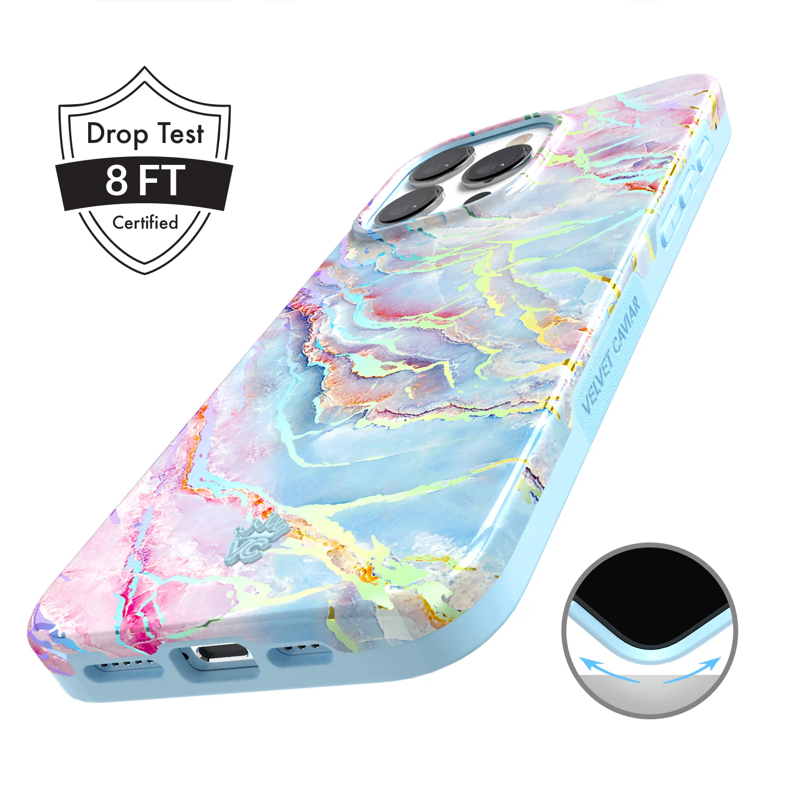 Holo Moonstone Marble iPhone Case - Image 141