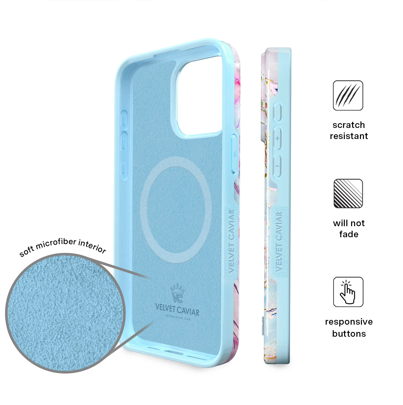 Holo Moonstone Marble iPhone Case - Image 147