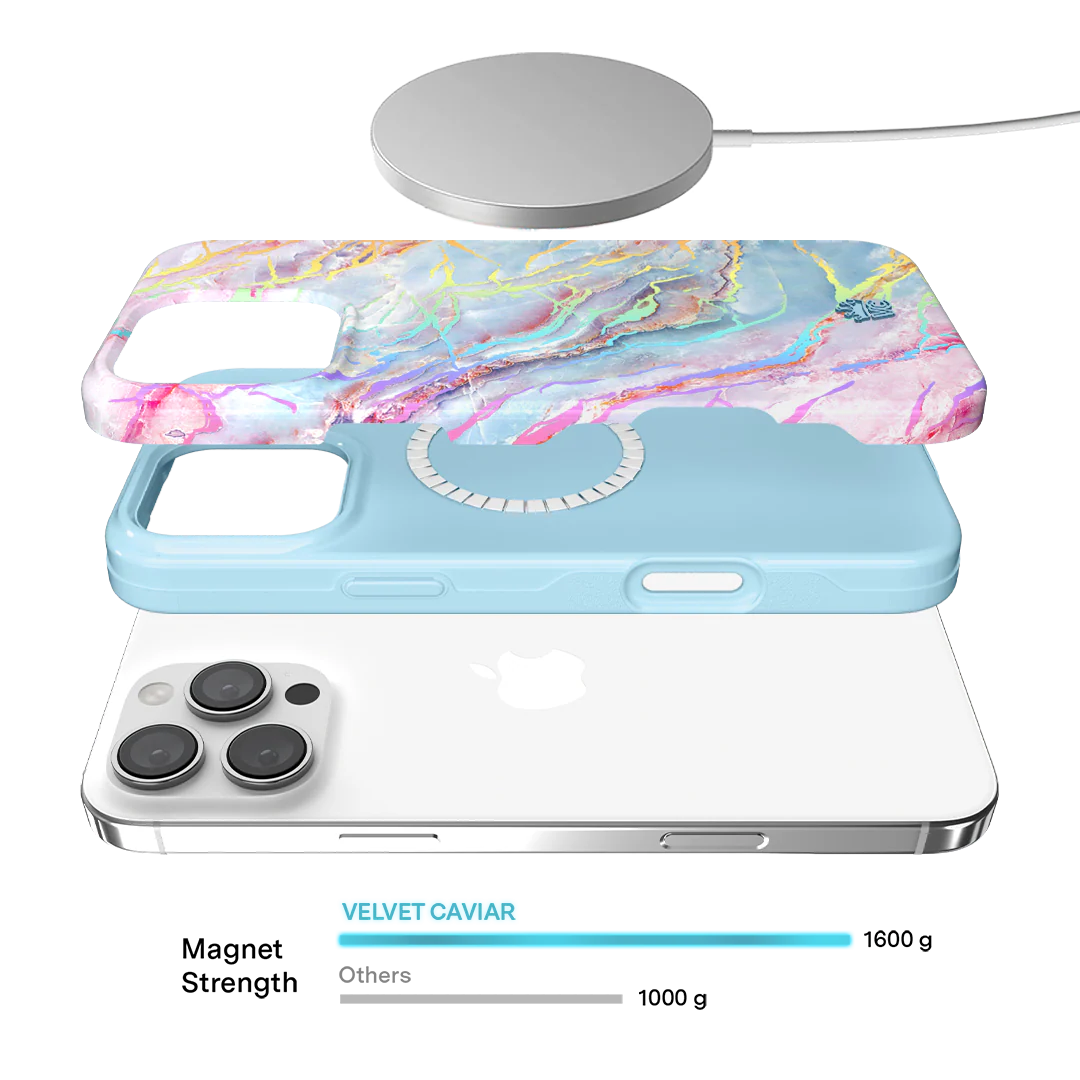 Holo Moonstone Marble iPhone Case - Image 150