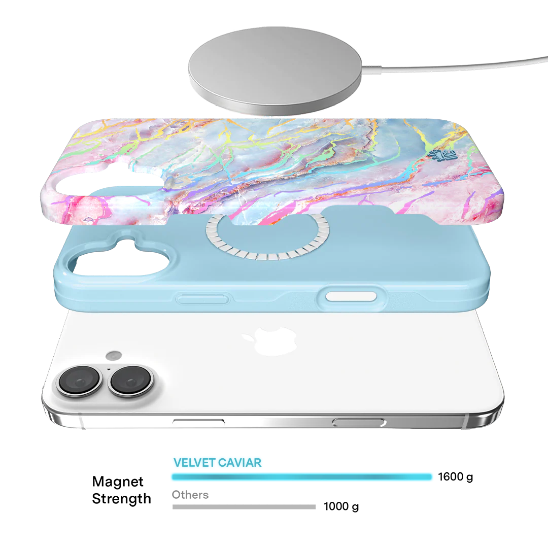 Holo Moonstone Marble iPhone Case - Image 160