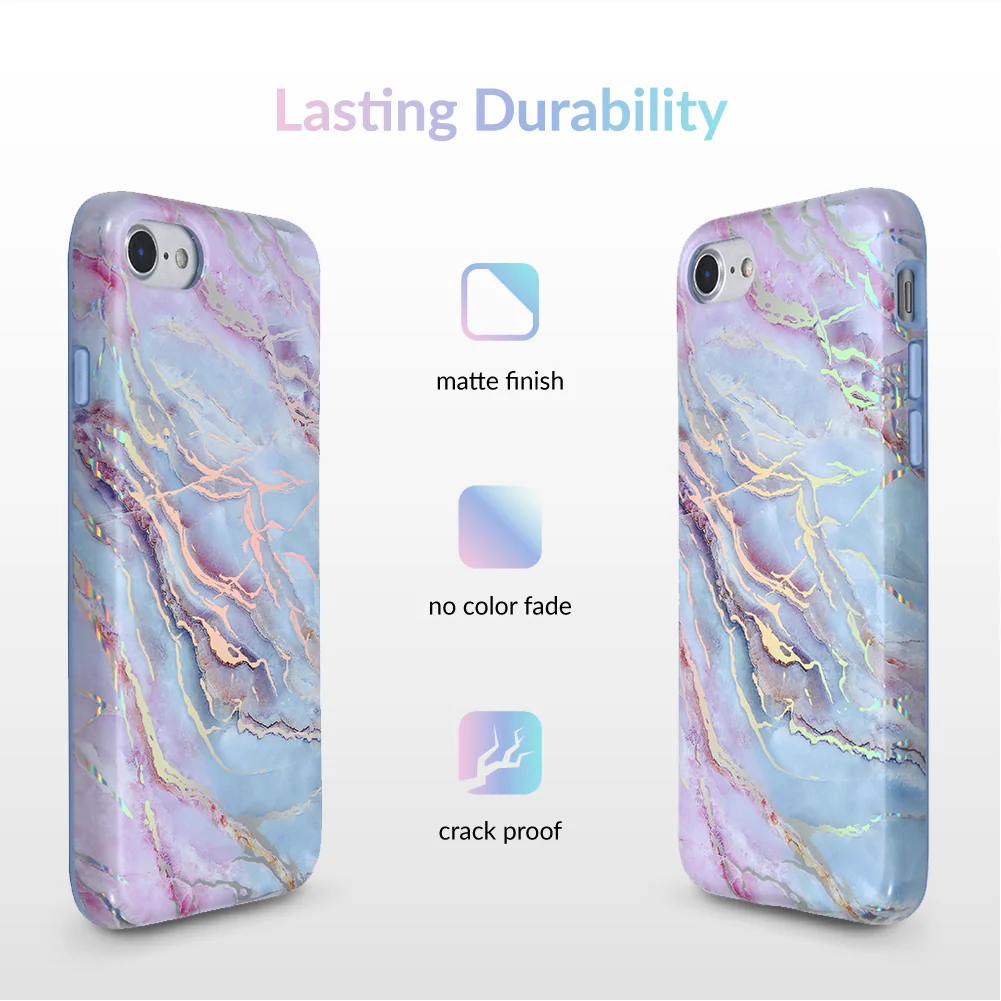 Holo Moonstone Marble iPhone Case - Image 4