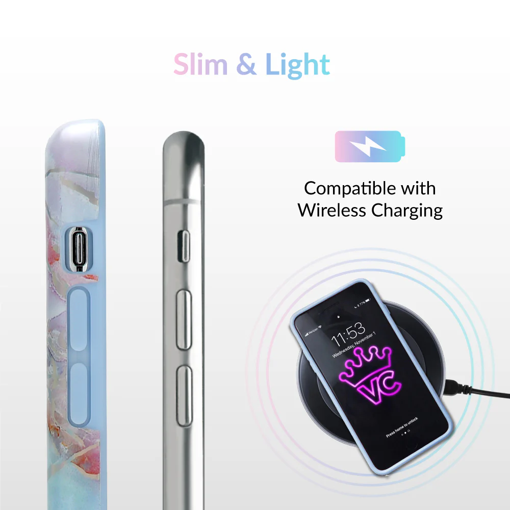 Holo Moonstone Marble iPhone Case - Image 51