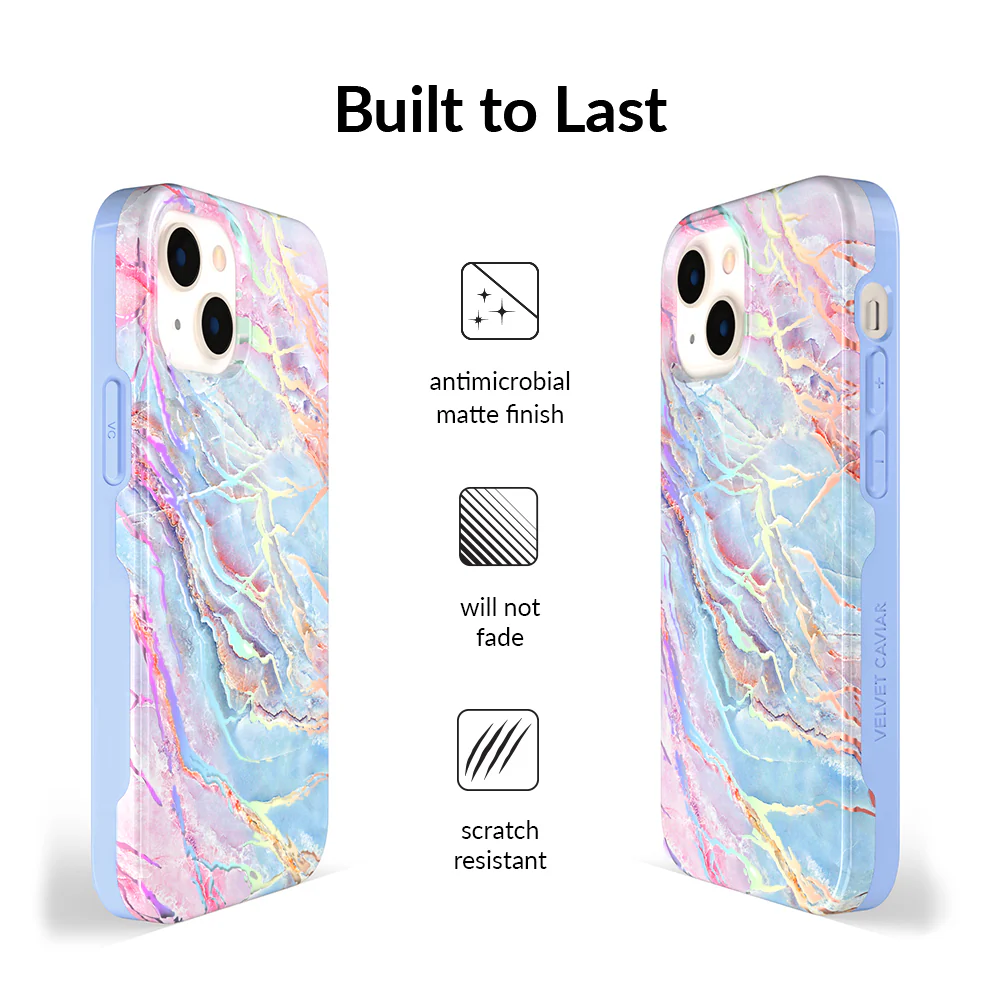 Holo Moonstone Marble iPhone Case - Image 90