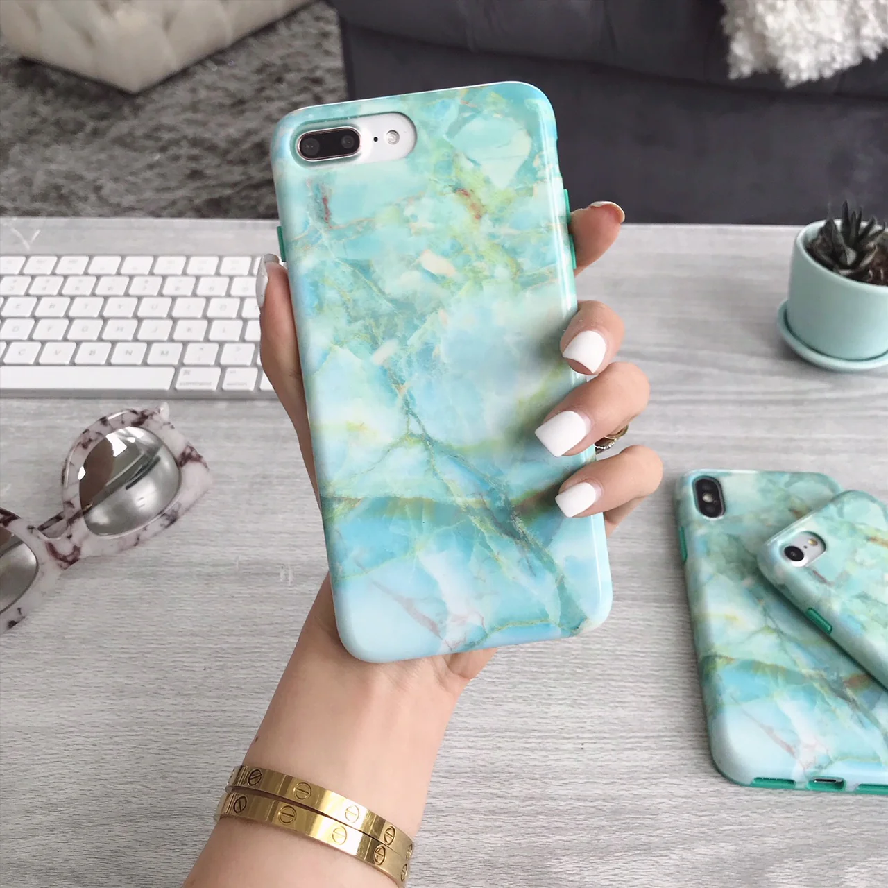 Jade Marble iPhone Case - Image 23