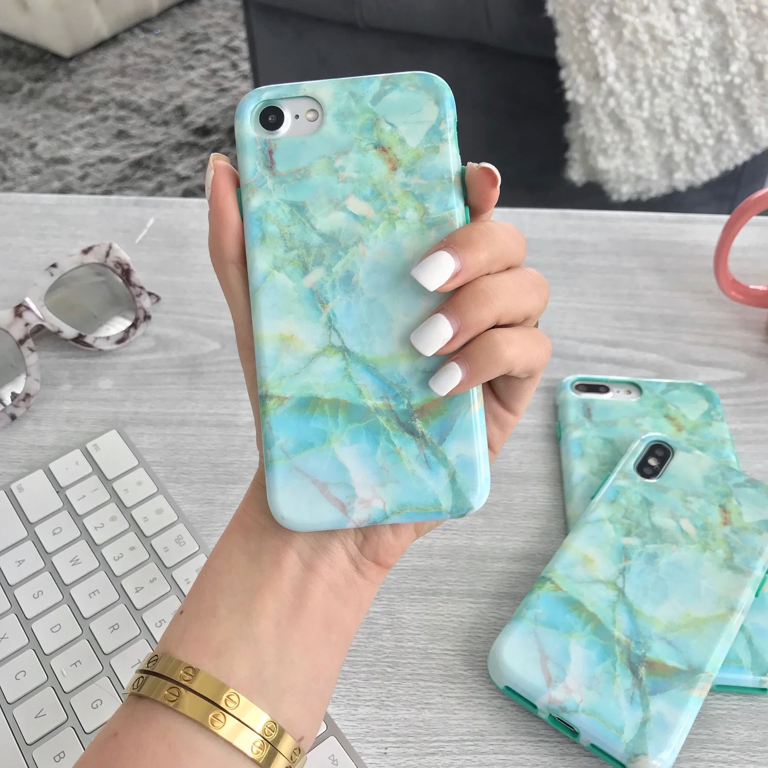 Jade Marble iPhone Case - Image 43