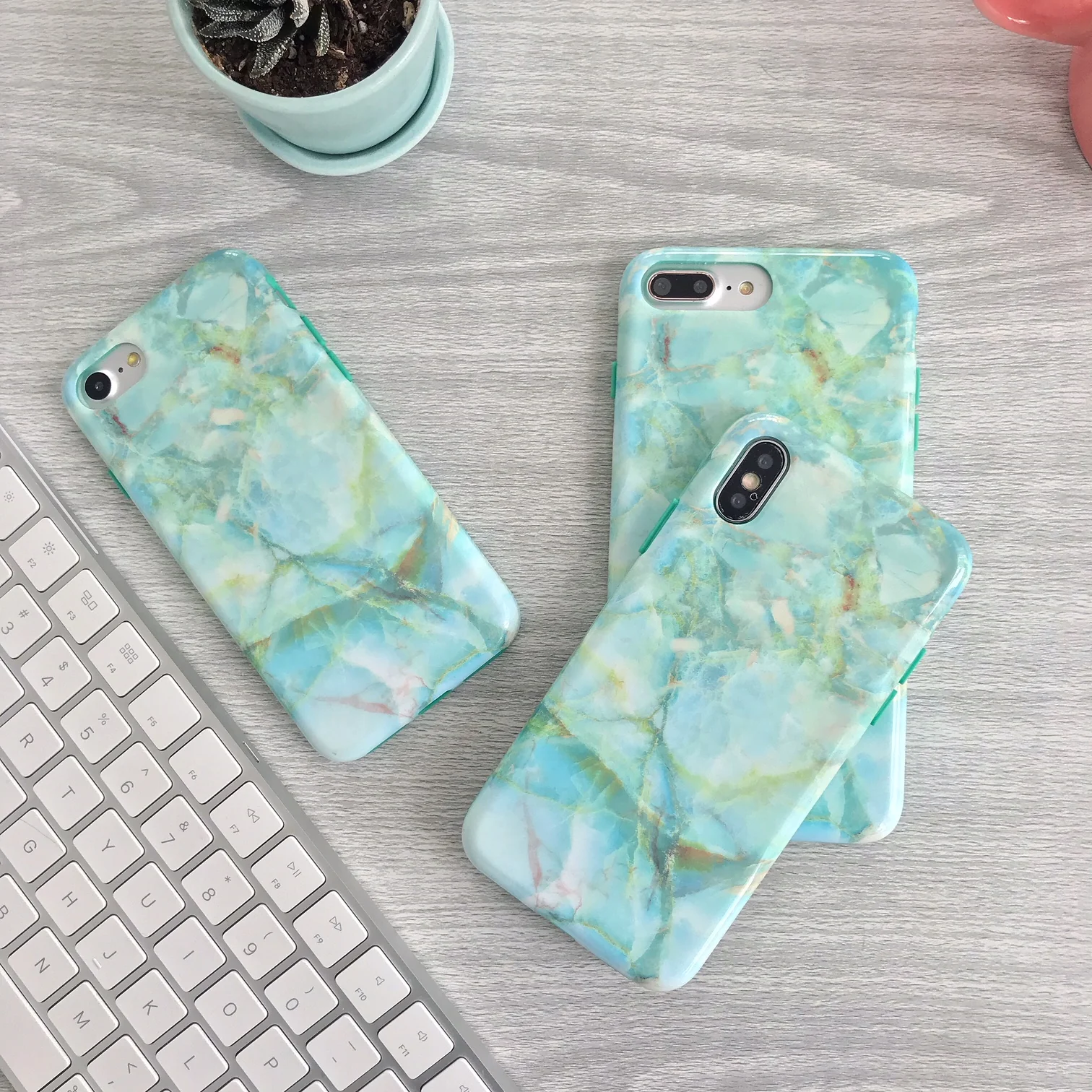 Jade Marble iPhone Case - Image 7