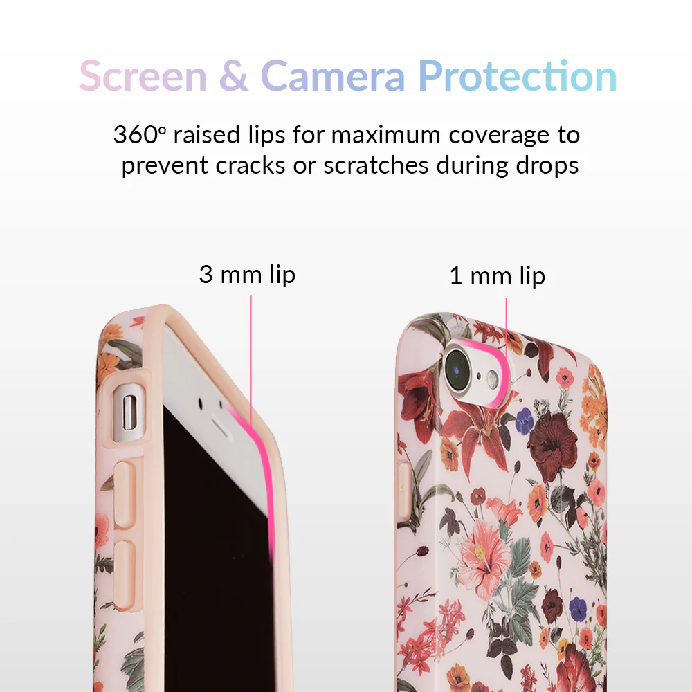 Nude Vintage Floral iPhone Case - Image 10