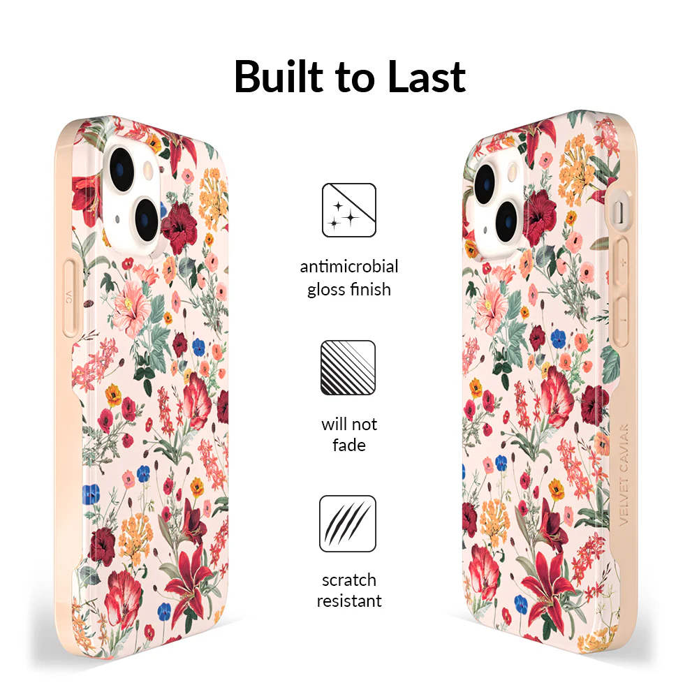 Nude Vintage Floral iPhone Case - Image 103