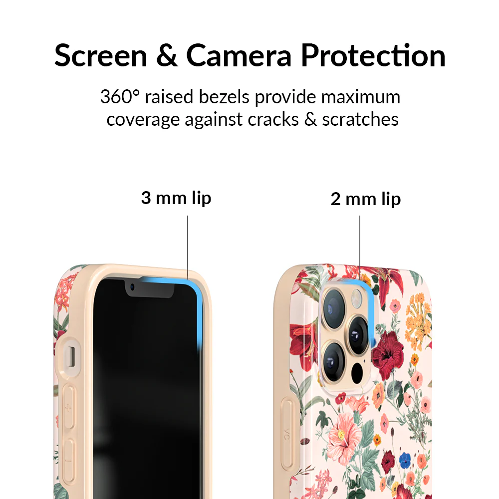 Nude Vintage Floral iPhone Case - Image 107