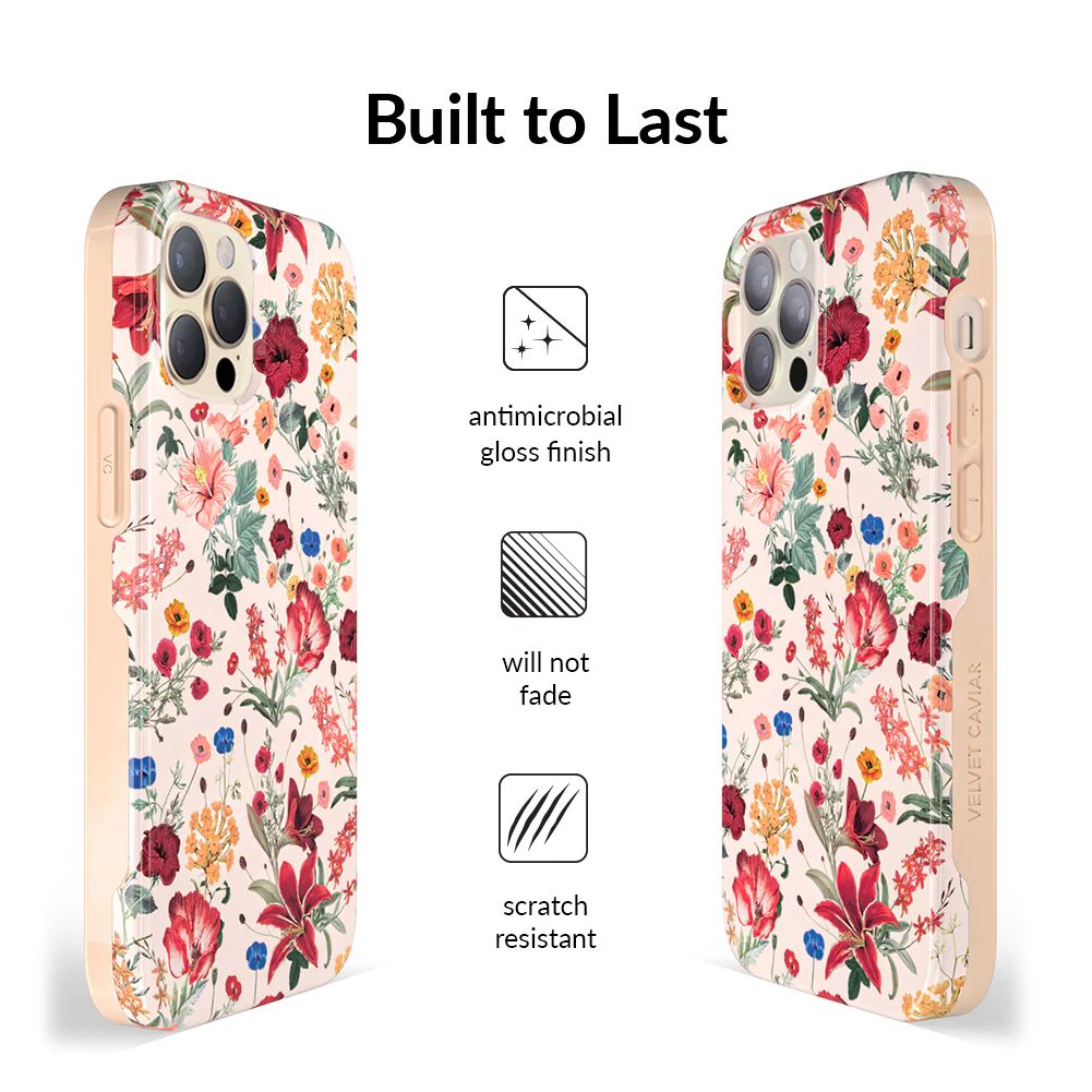 Nude Vintage Floral iPhone Case - Image 109