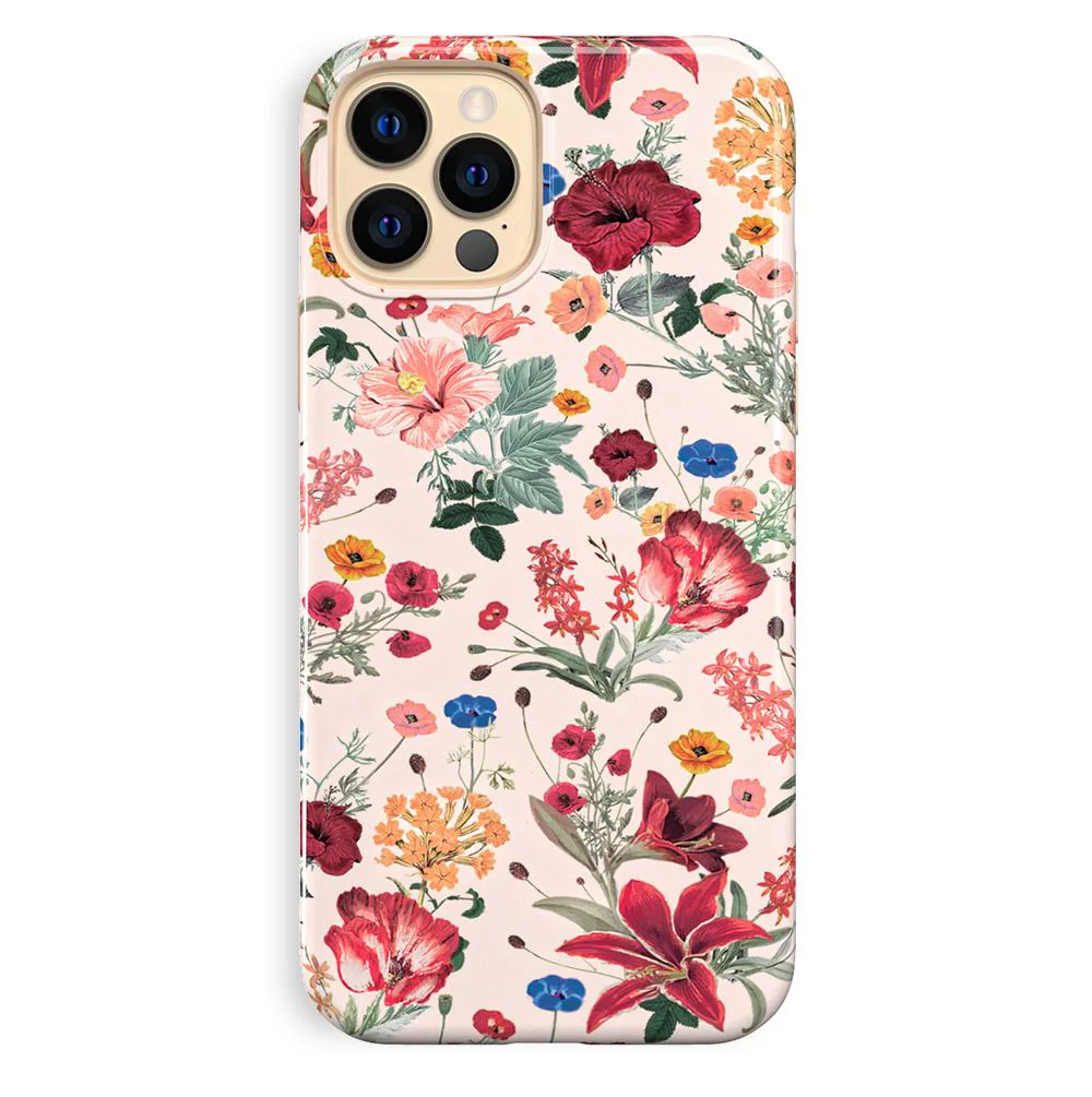 Nude Vintage Floral iPhone Case - Image 111