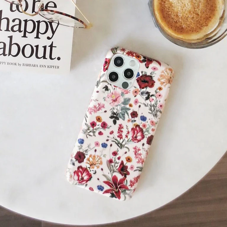 Nude Vintage Floral iPhone Case - Image 112