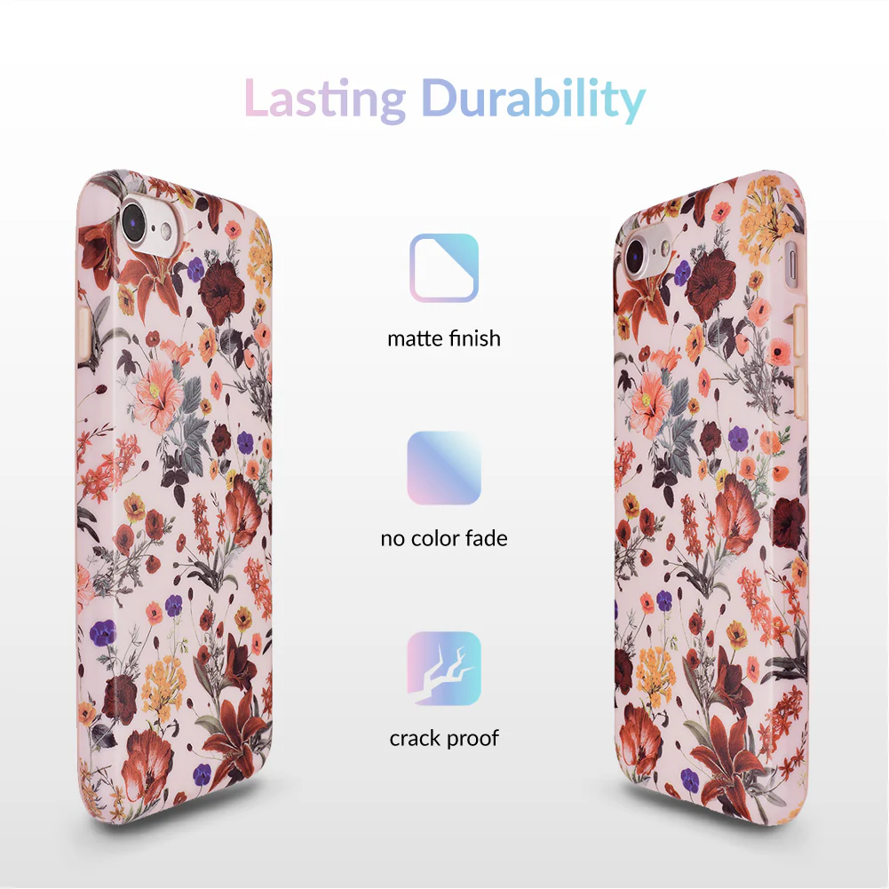 Nude Vintage Floral iPhone Case - Image 12