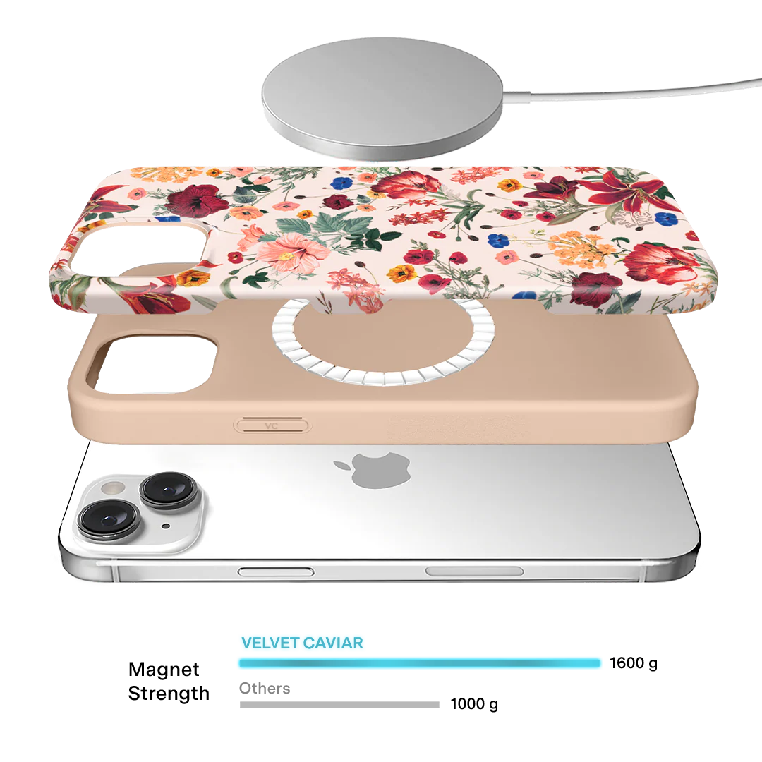 Nude Vintage Floral iPhone Case - Image 121