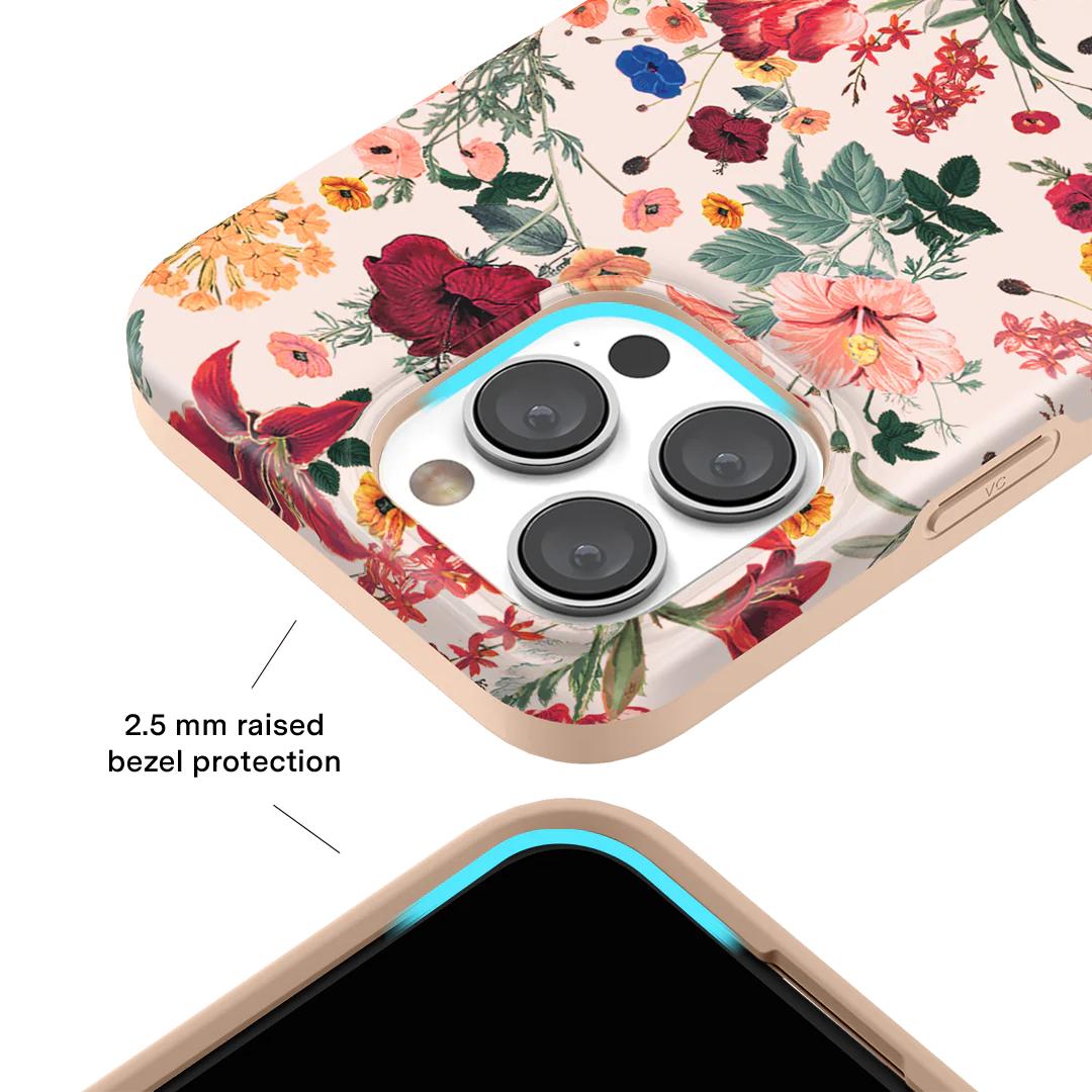 Nude Vintage Floral iPhone Case - Image 126