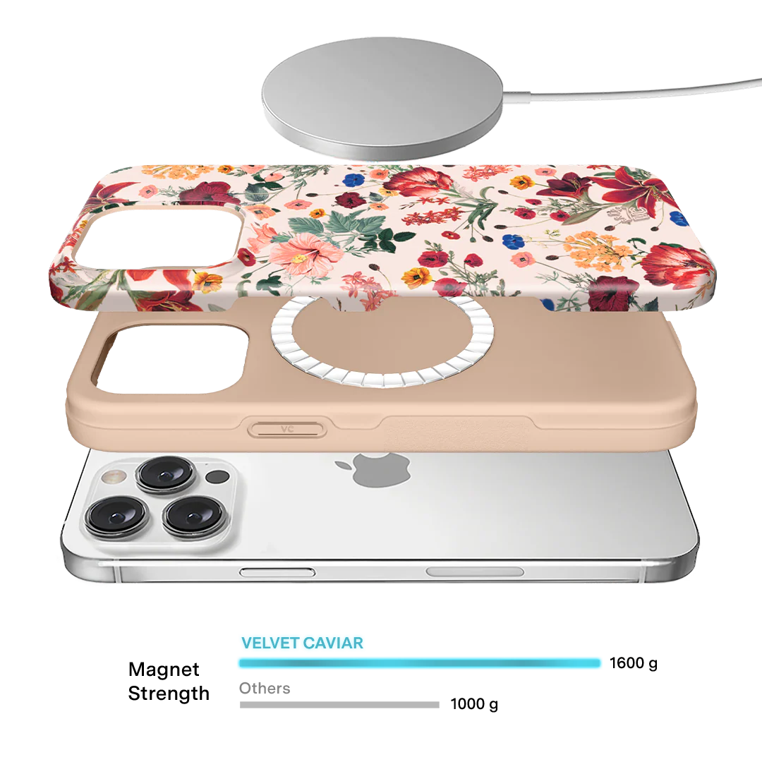 Nude Vintage Floral iPhone Case - Image 127