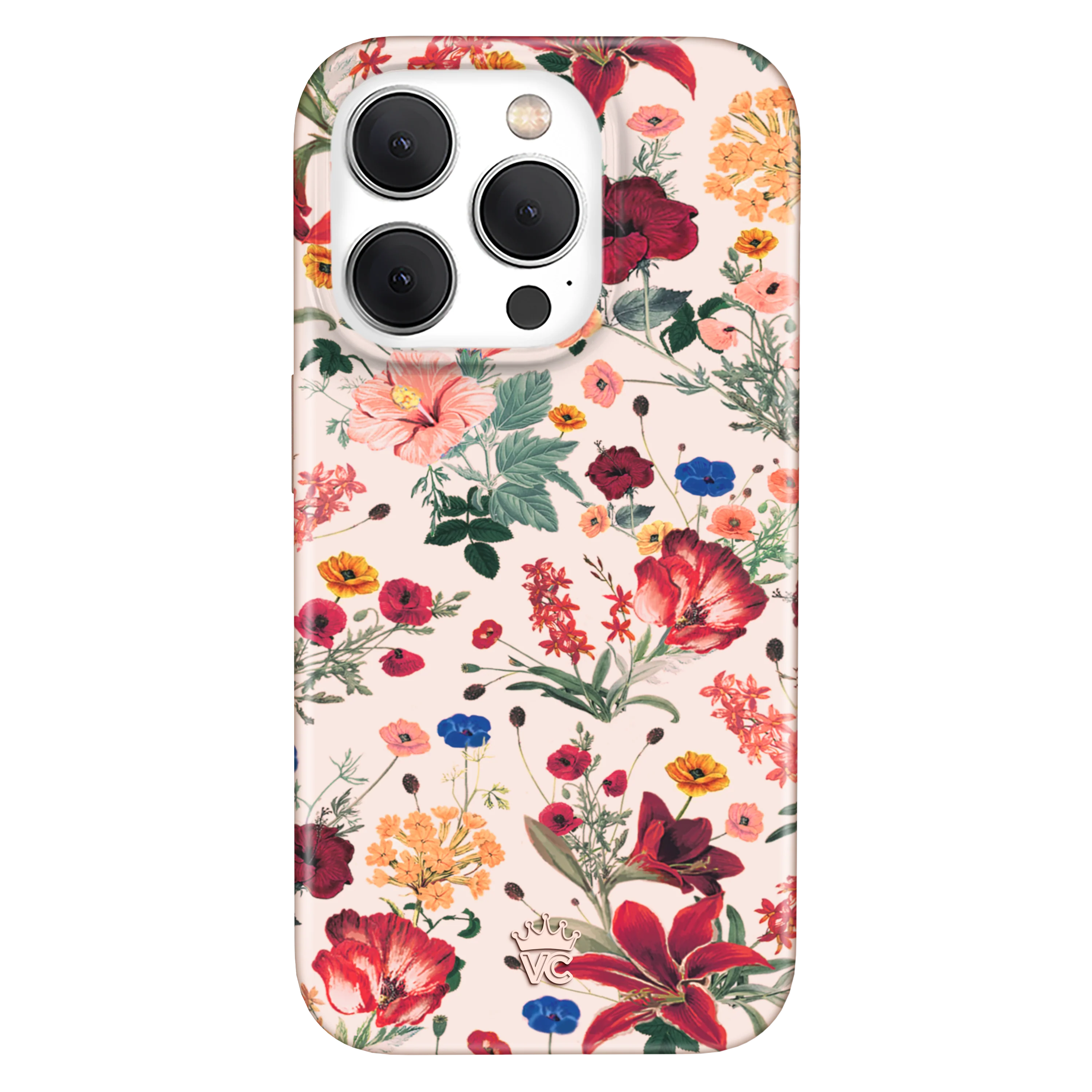 Nude Vintage Floral iPhone Case - Image 128