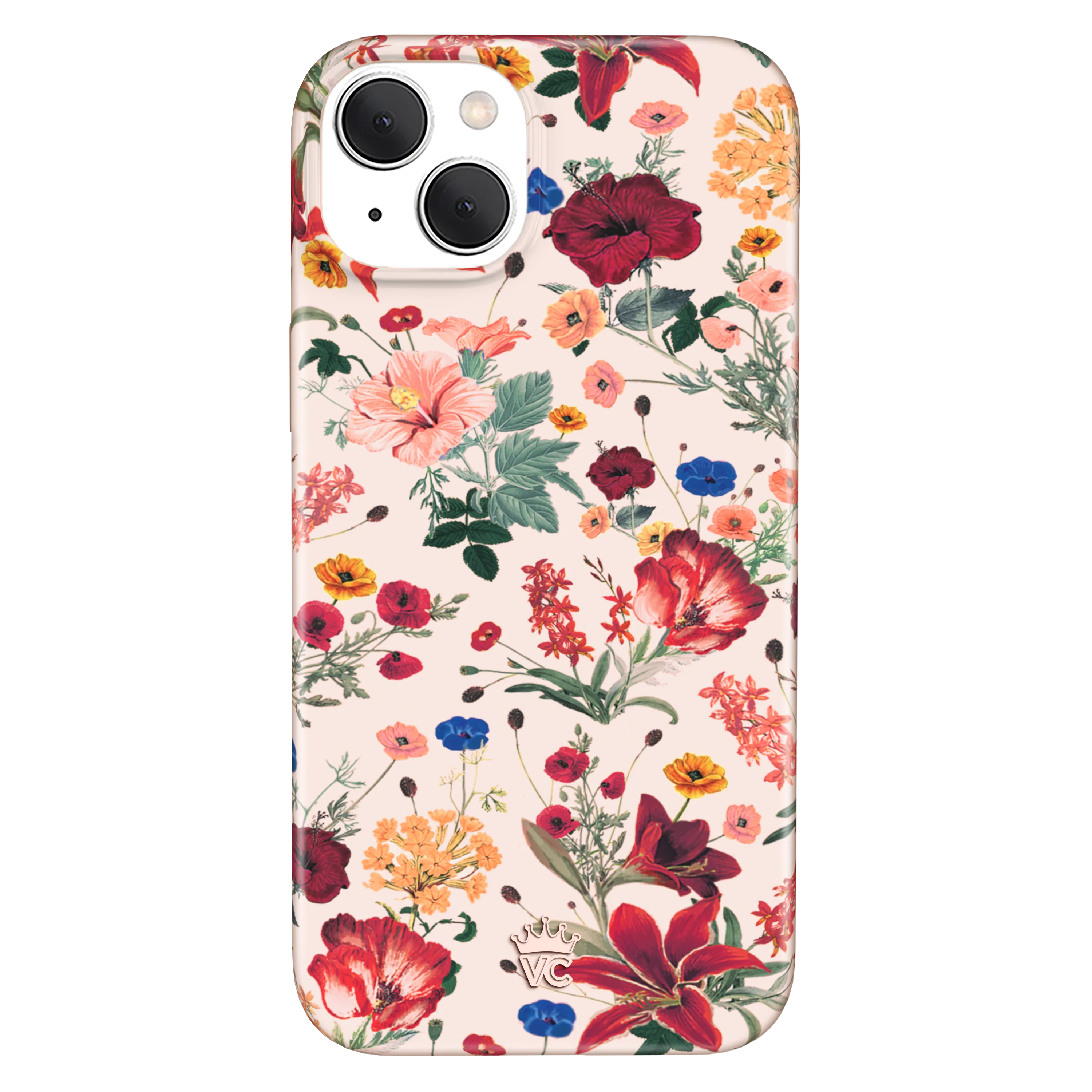 Nude Vintage Floral iPhone Case - Image 133