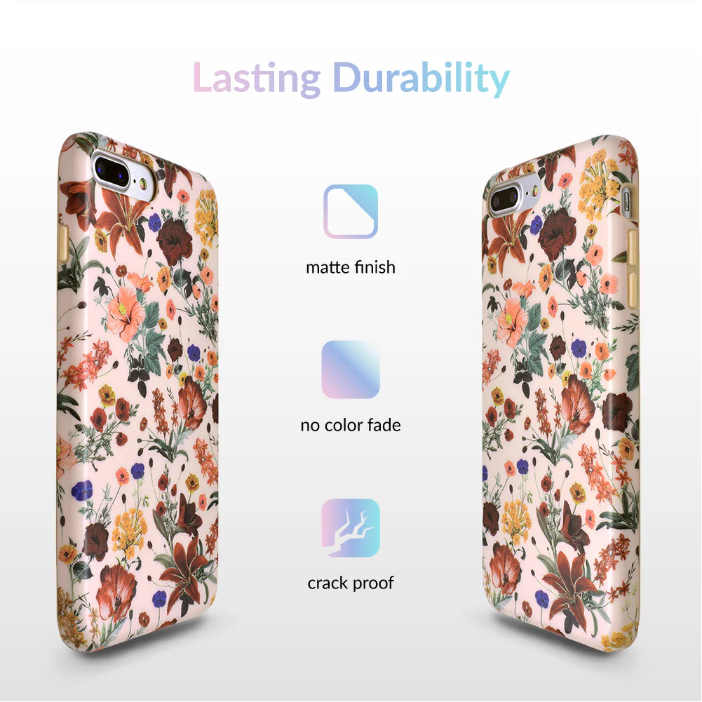 Nude Vintage Floral iPhone Case - Image 19