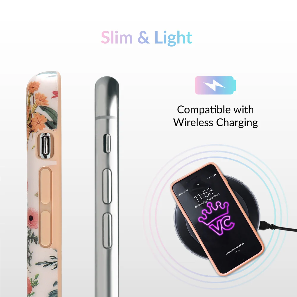 Nude Vintage Floral iPhone Case - Image 27