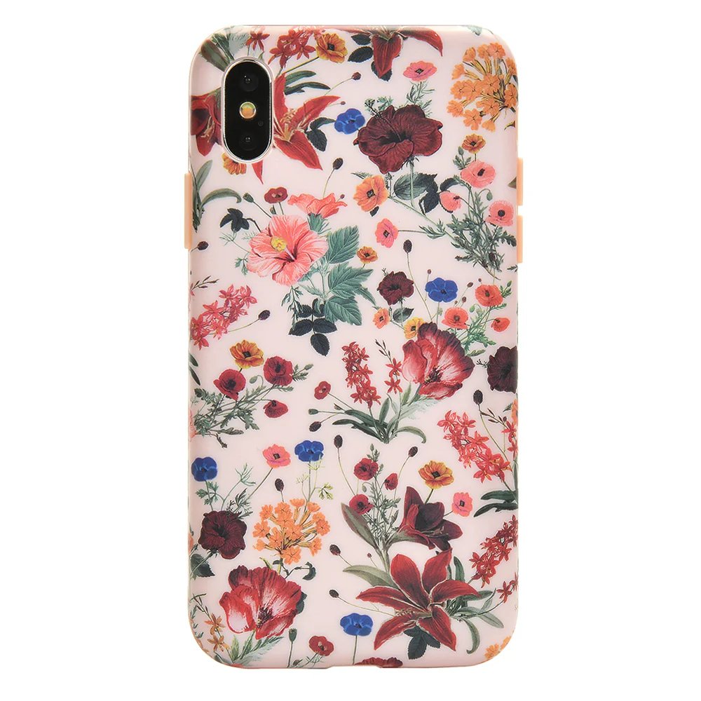 Nude Vintage Floral iPhone Case - Image 29