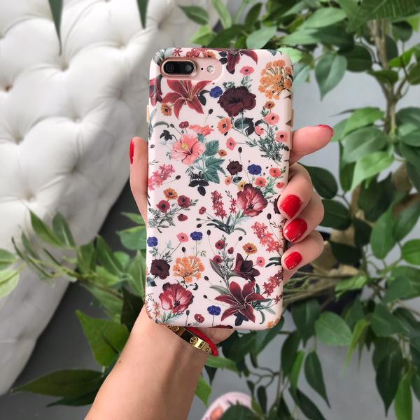 Nude Vintage Floral iPhone Case - Image 30