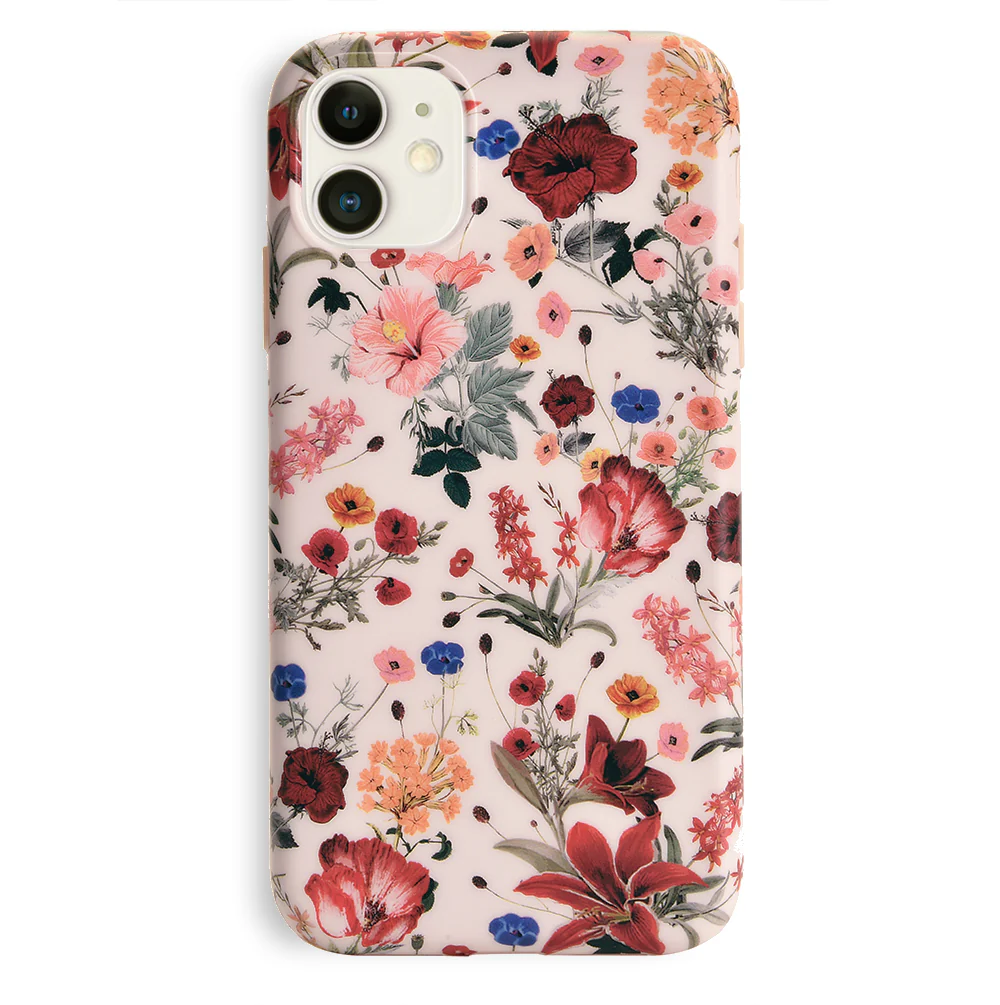 Nude Vintage Floral iPhone Case - Image 58