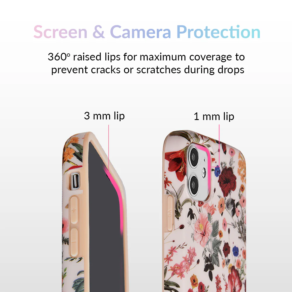 Nude Vintage Floral iPhone Case - Image 59