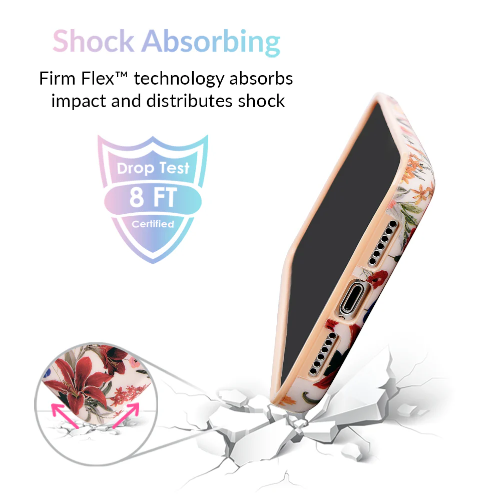 Nude Vintage Floral iPhone Case - Image 60