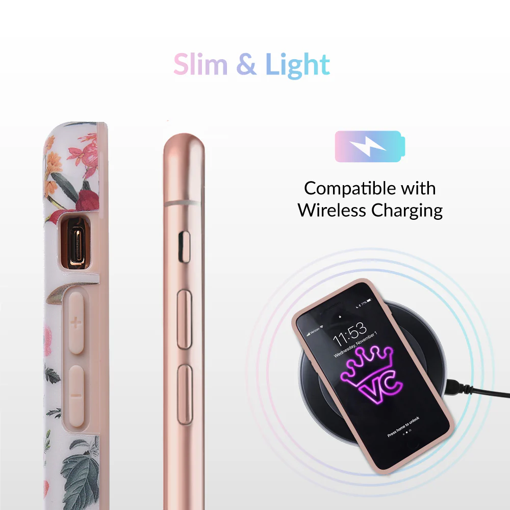 Nude Vintage Floral iPhone Case - Image 67