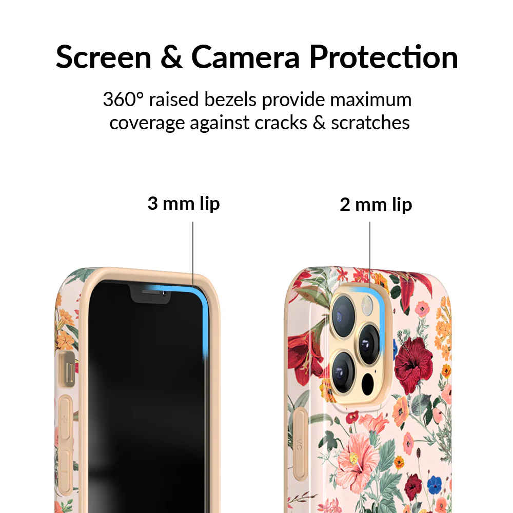 Nude Vintage Floral iPhone Case - Image 79