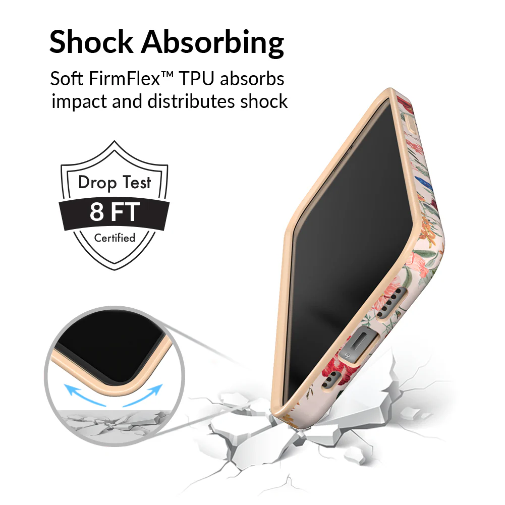 Nude Vintage Floral iPhone Case - Image 85