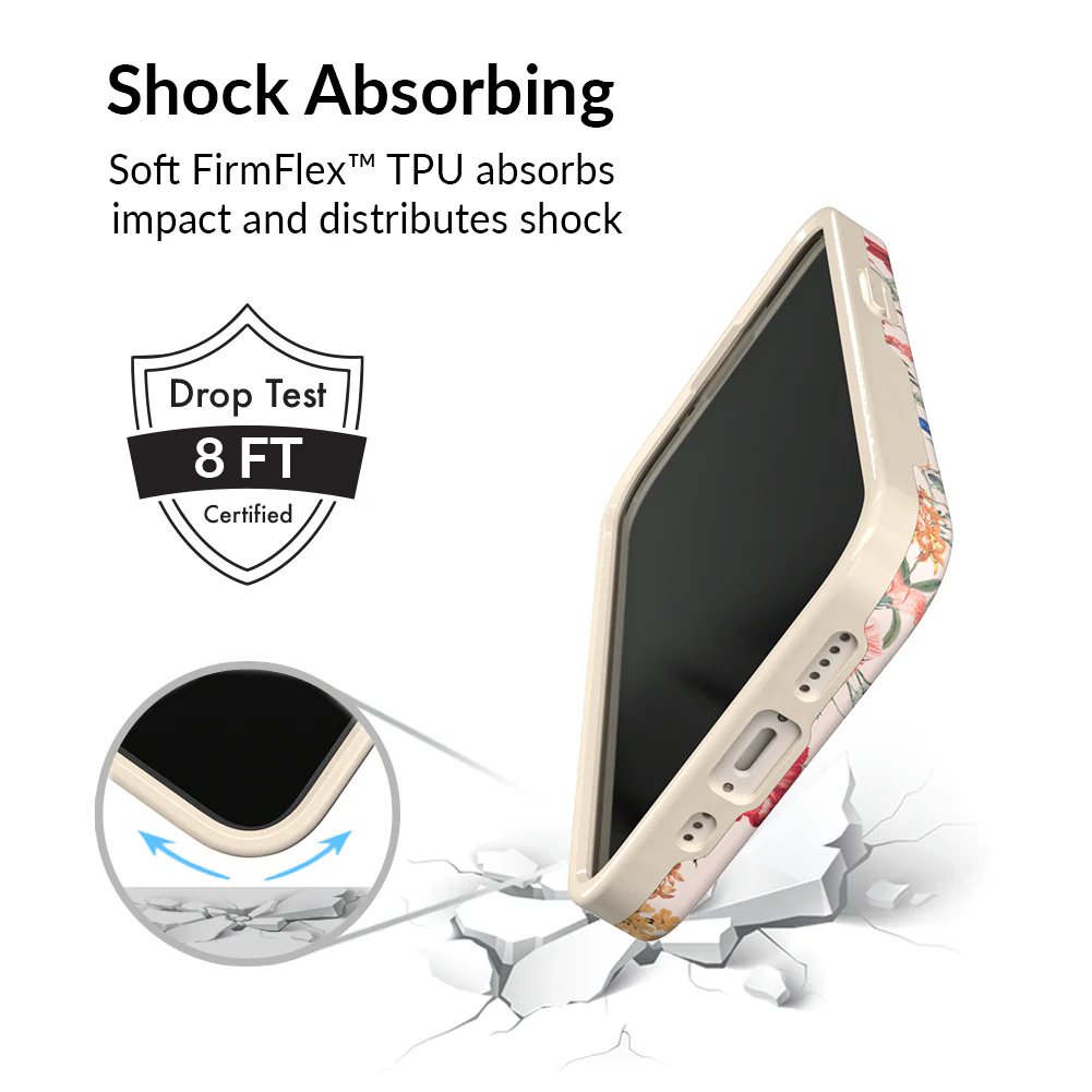 Nude Vintage Floral iPhone Case - Image 96