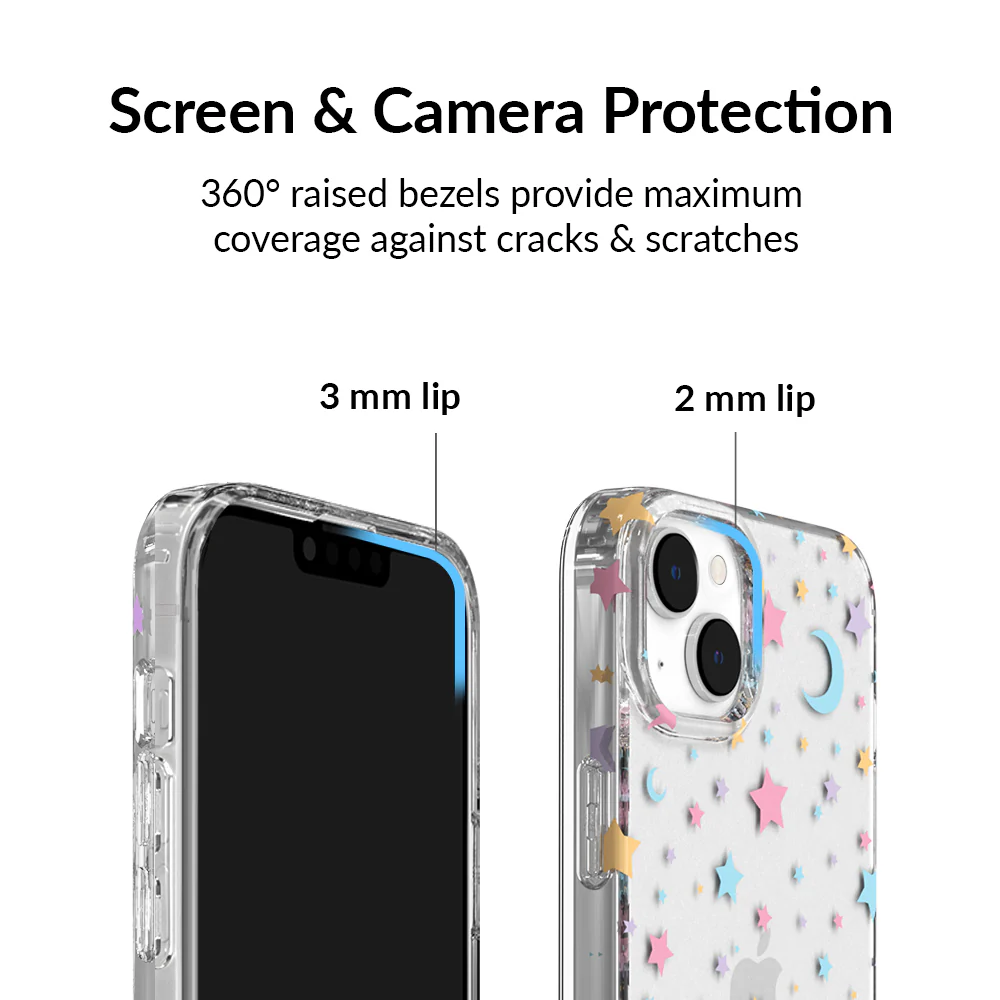 Pastel Starry Night Clear iPhone Case - Image 104