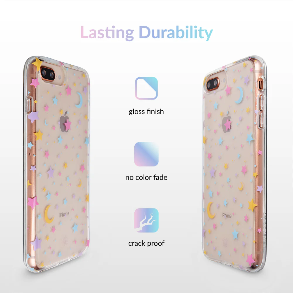 Pastel Starry Night Clear iPhone Case - Image 11