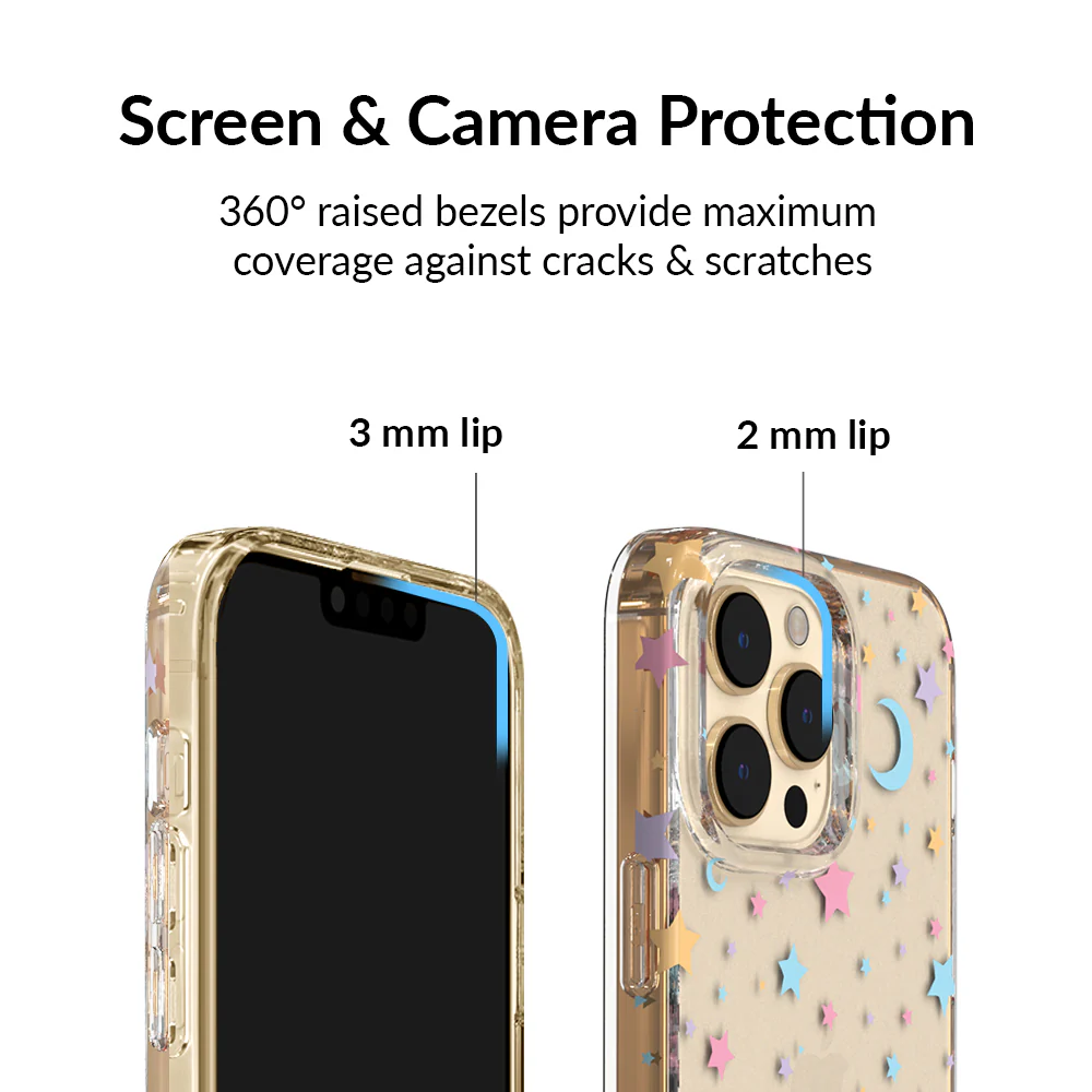 Pastel Starry Night Clear iPhone Case - Image 112