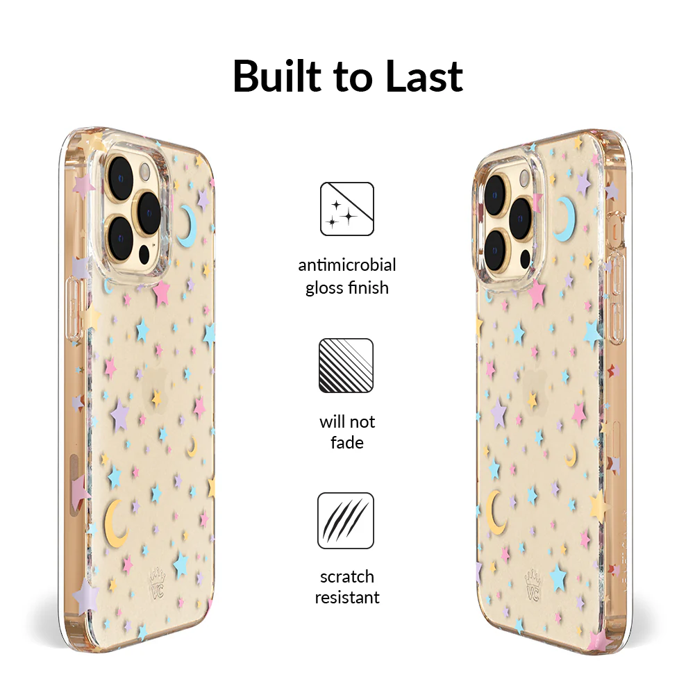 Pastel Starry Night Clear iPhone Case - Image 120