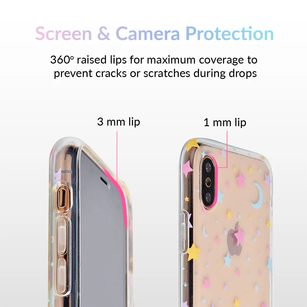 Pastel Starry Night Clear iPhone Case - Image 15