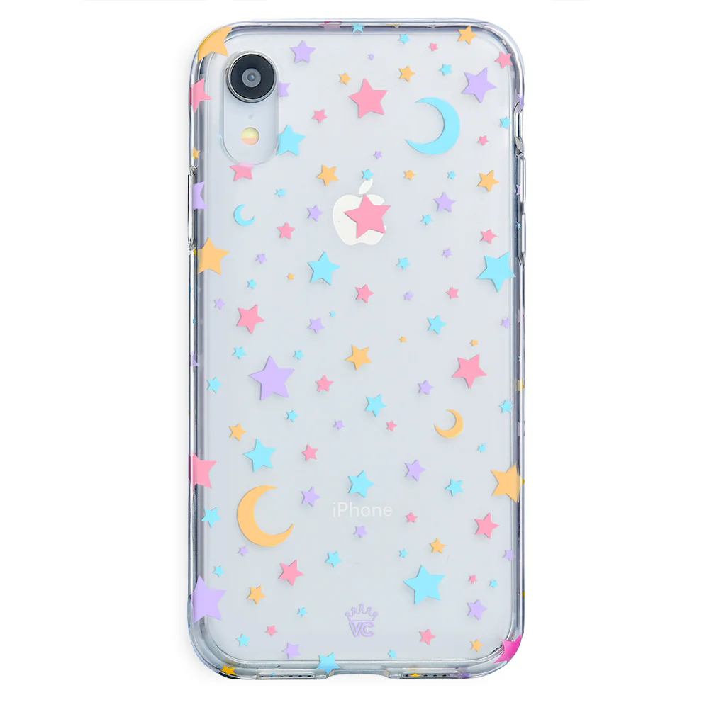 Pastel Starry Night Clear iPhone Case - Image 25