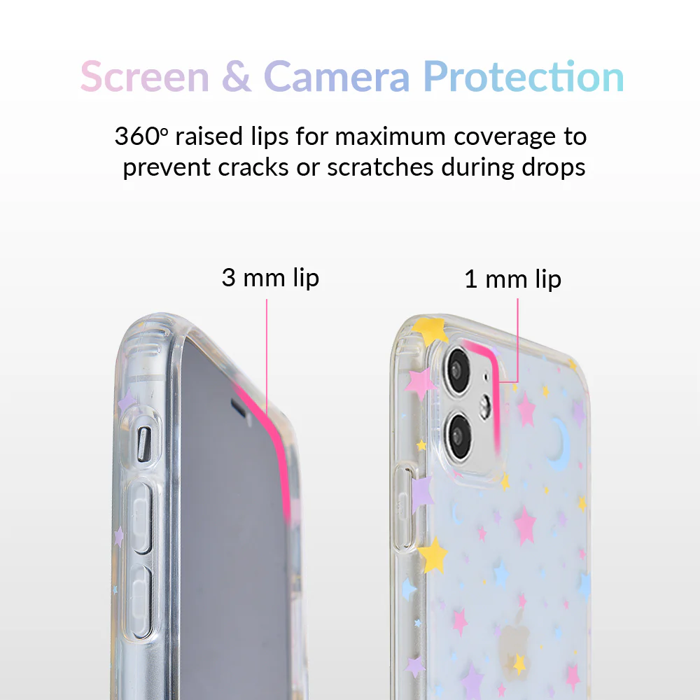 Pastel Starry Night Clear iPhone Case - Image 33