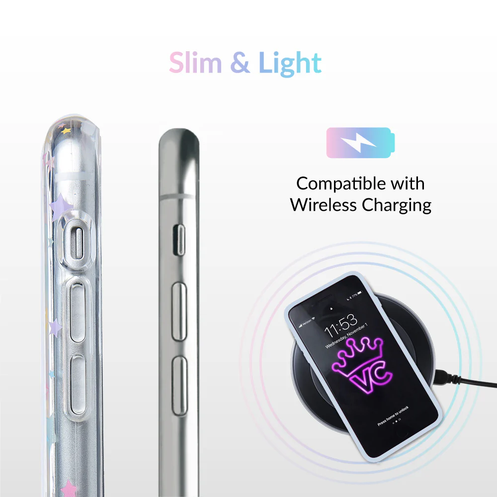 Pastel Starry Night Clear iPhone Case - Image 36