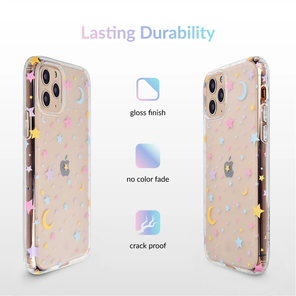 Pastel Starry Night Clear iPhone Case - Image 47