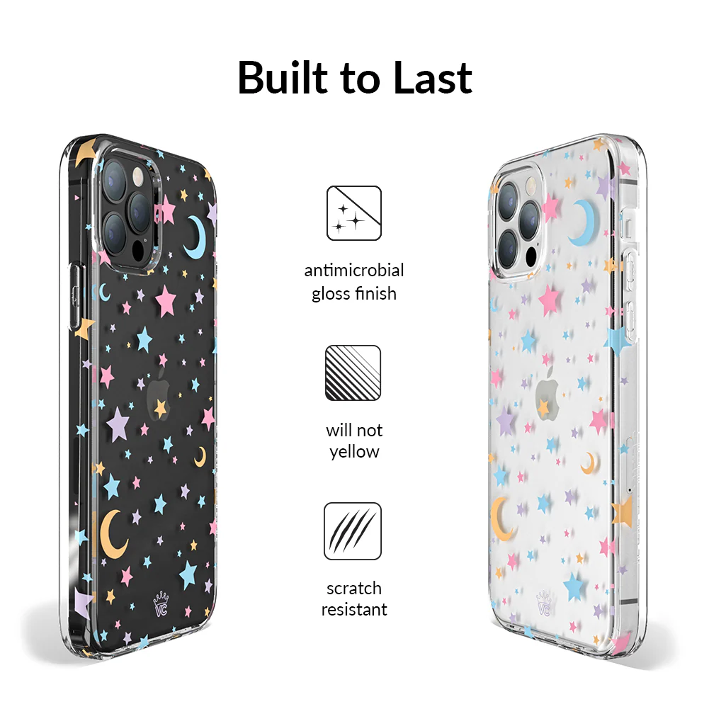 Pastel Starry Night Clear iPhone Case - Image 53