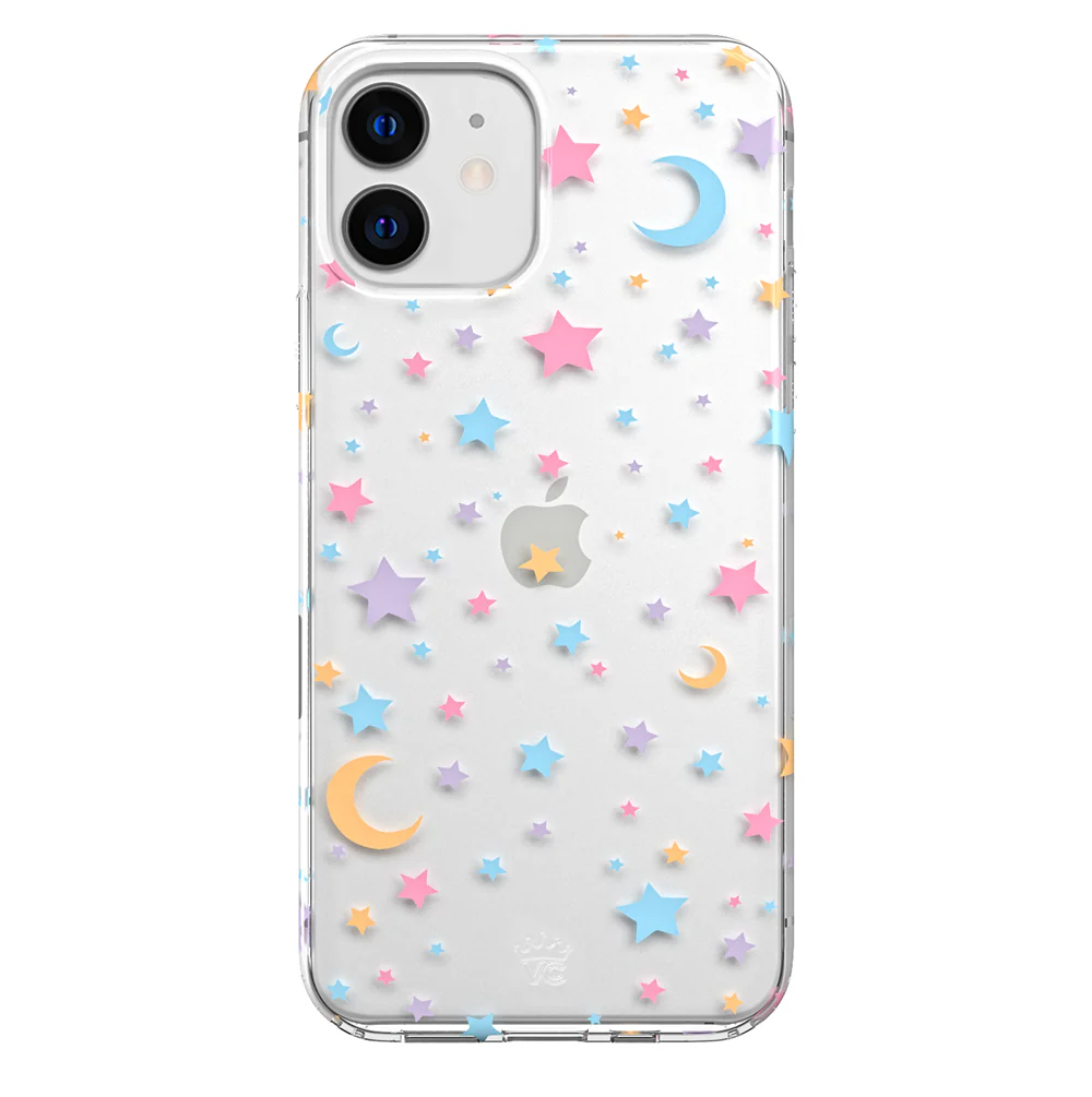 Pastel Starry Night Clear iPhone Case - Image 61