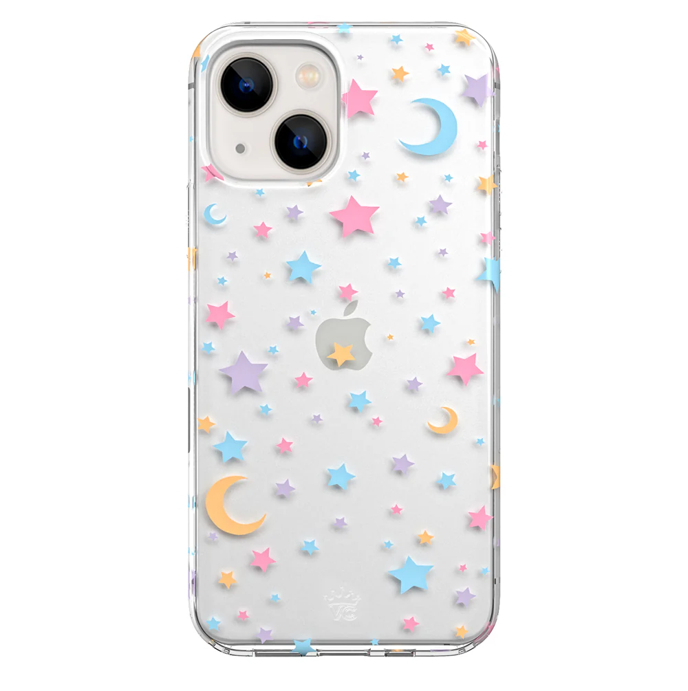 Pastel Starry Night Clear iPhone Case - Image 73
