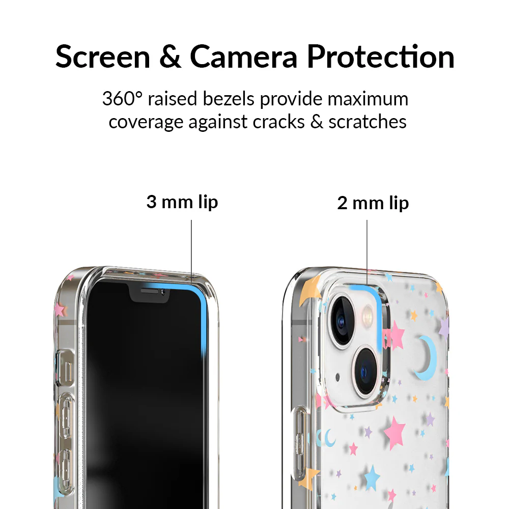 Pastel Starry Night Clear iPhone Case - Image 80