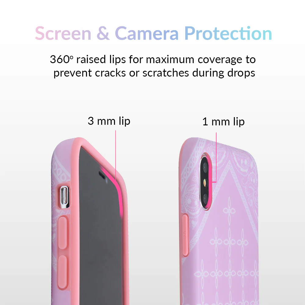 Pink Bandana iPhone Case by Kendall Vertes - Image 18