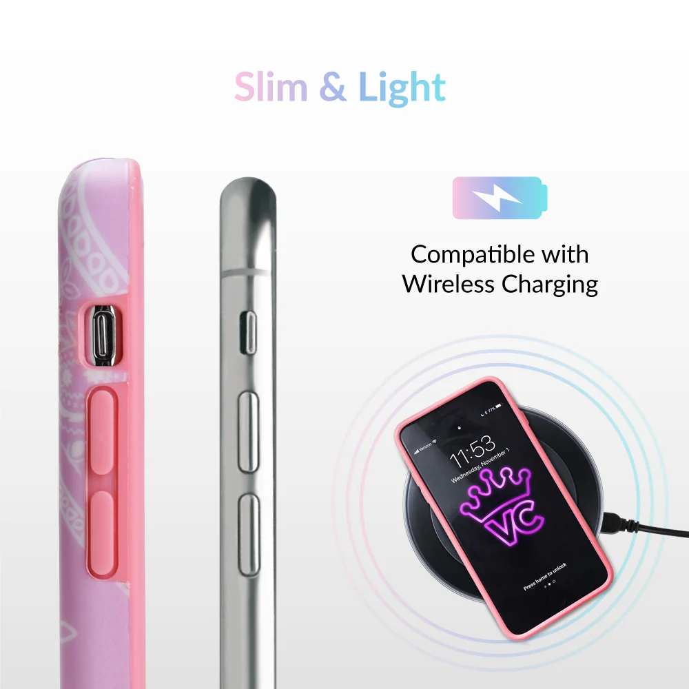 Pink Bandana iPhone Case by Kendall Vertes - Image 21