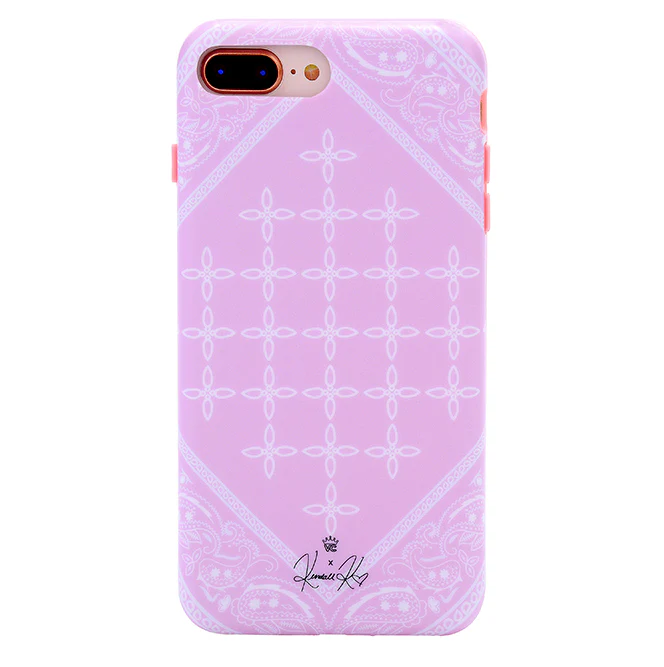 Pink Bandana iPhone Case by Kendall Vertes - Image 28